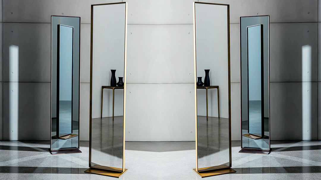 VISUAL SUR PIED - Miroir sur pied