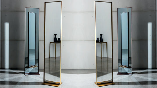 VISUAL SUR PIED - Miroir sur pied