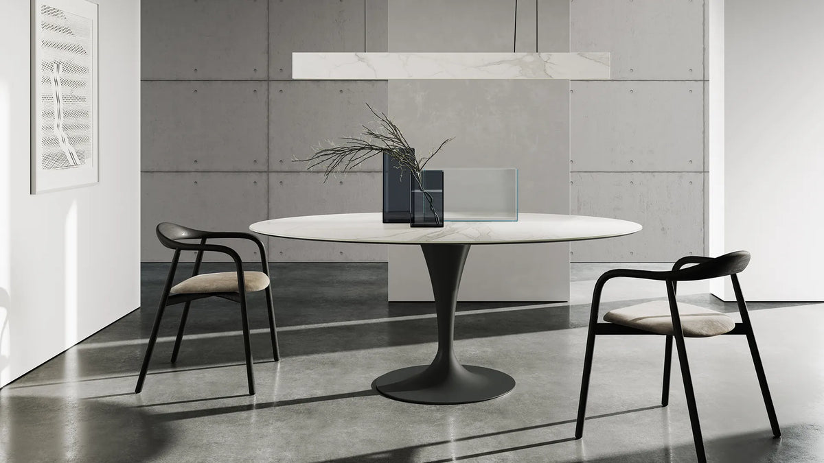 FLÛTE OUTDOOR - Table ovale