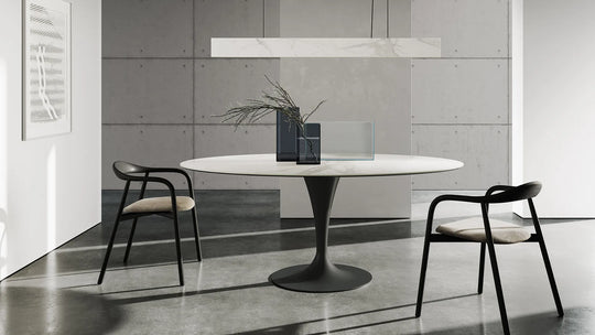 FLÛTE OUTDOOR - Table ovale