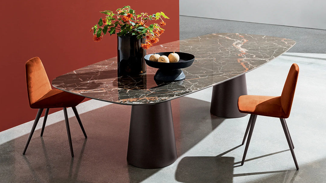 TOTEM DEUX BASES - Table rectangulaire