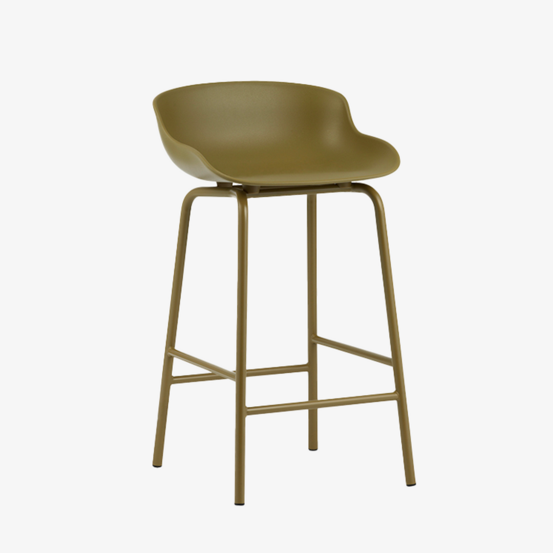 HYG - Tabouret de Bar / pieds acier