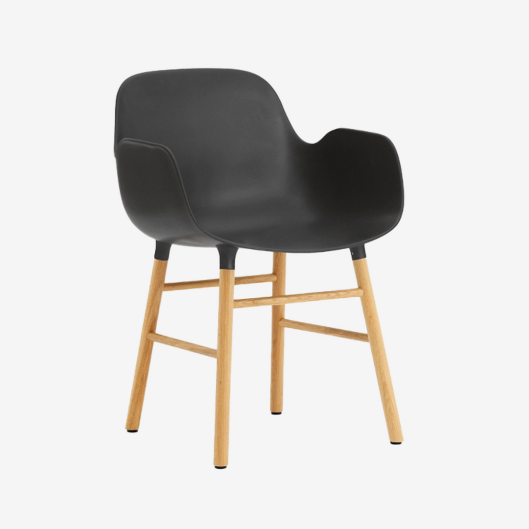 FORM - Fauteuil pieds chêne