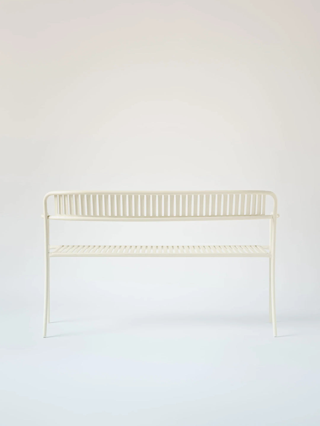 PATIO - Banc avec dossier lames