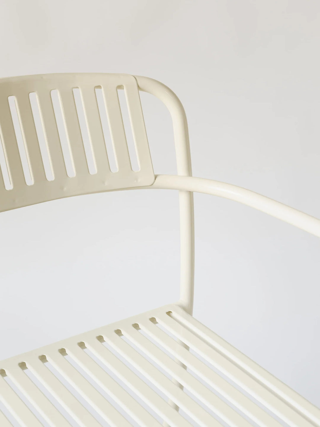 PATIO - Banc avec dossier lames