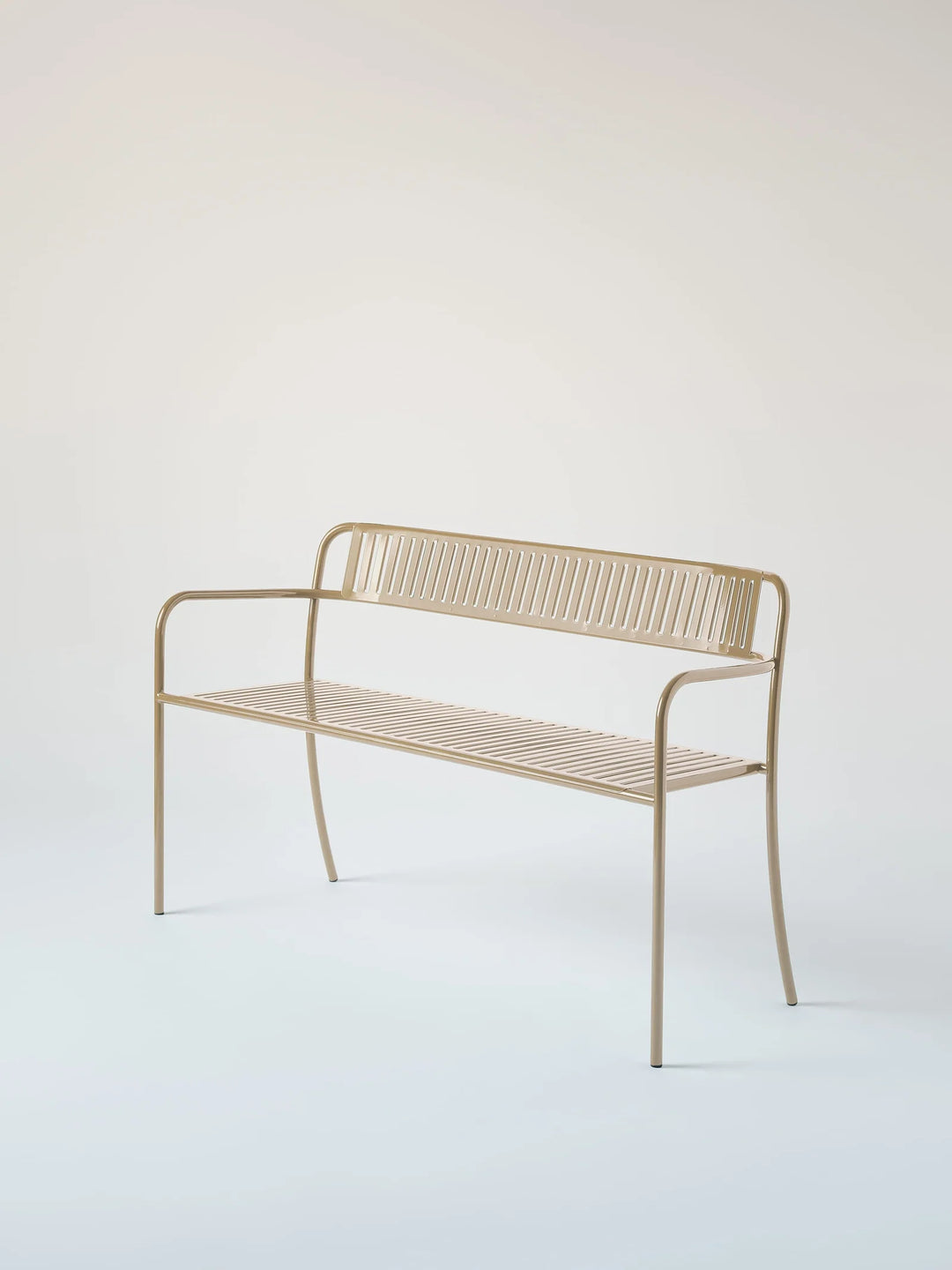 PATIO - Banc avec dossier lames