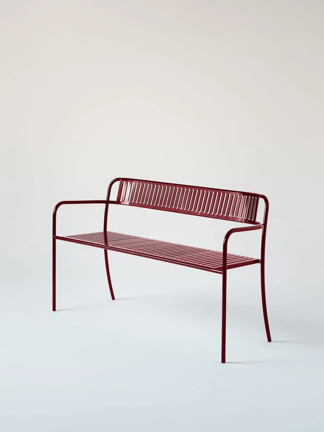 PATIO - Banc avec dossier lames