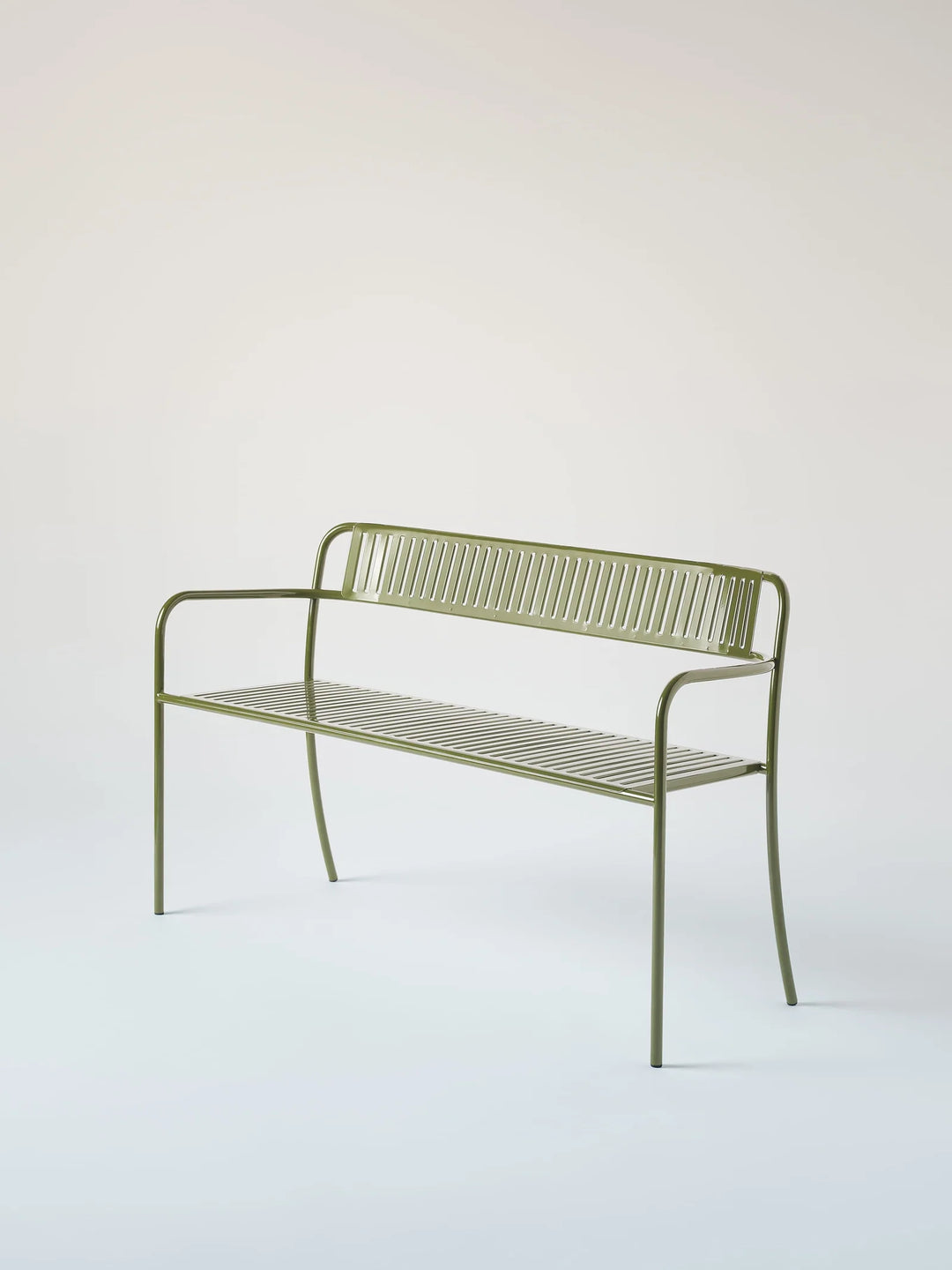 PATIO - Banc avec dossier lames