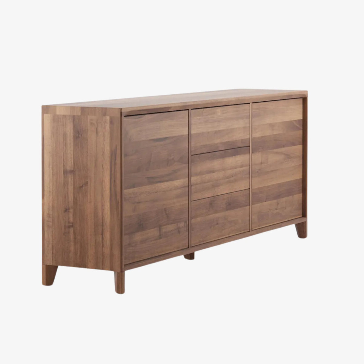 Bahut HANNY Artisan en bois massif avec tiroirs – vue 1