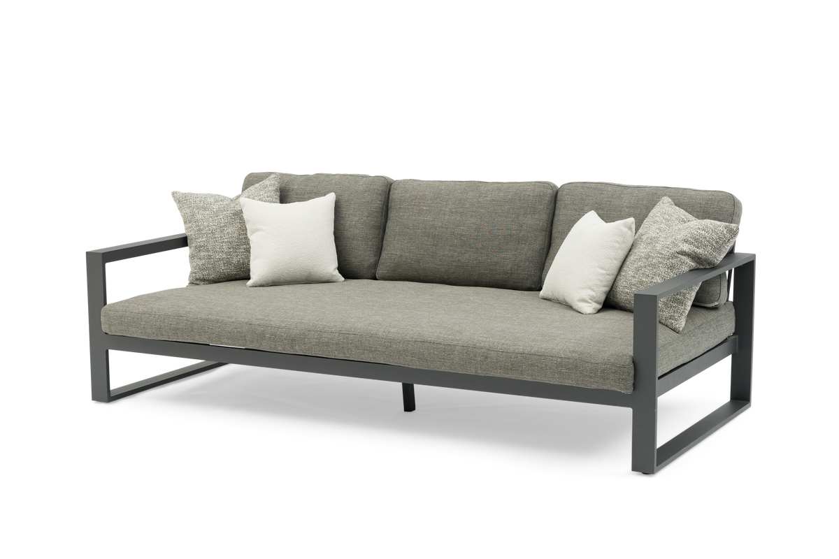 LAGUNE - Canapé 3pl. Anthracite