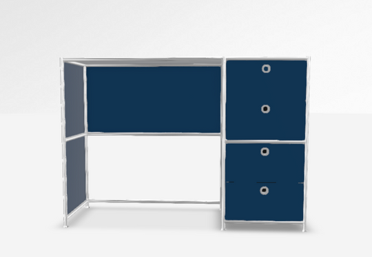 SYSTEM 4 - Bureau (L 115,4 x H 80,7 x P 40,4 cm )