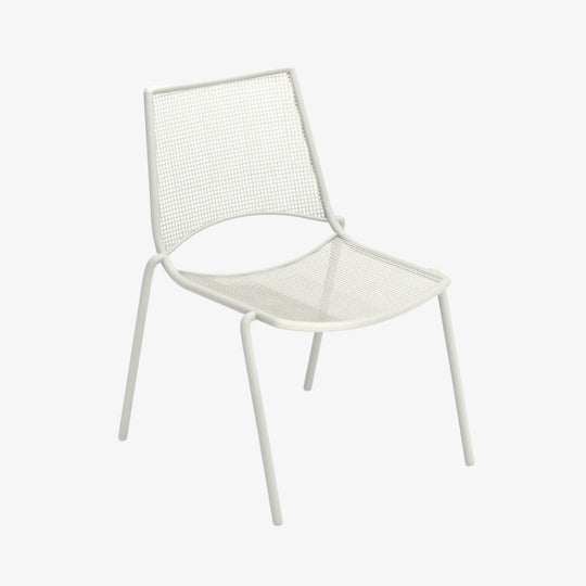 Chaise Ala salon de jardin extérieur ourtdoor blanc mat emu