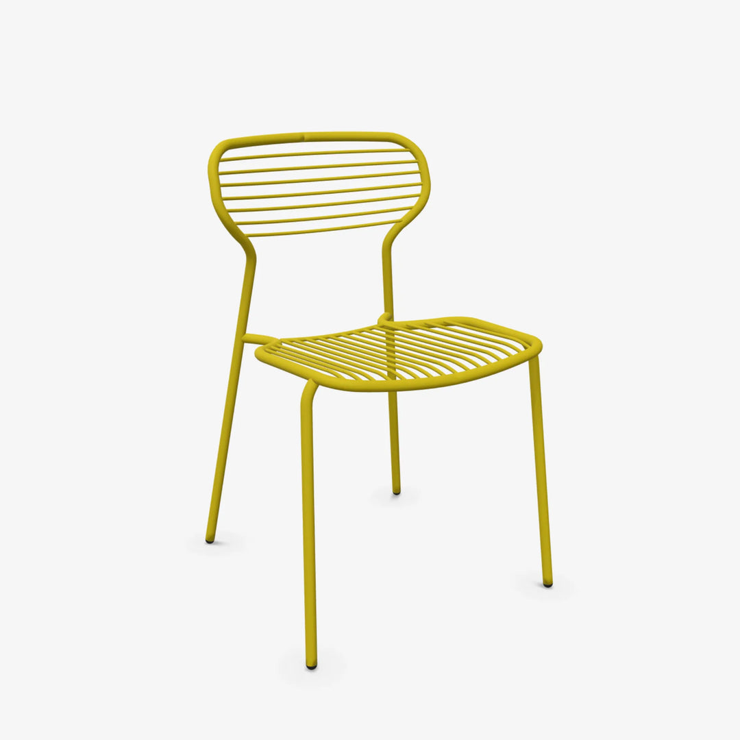 Chaise Apero salon de jardin outdoor Emu jaune curry