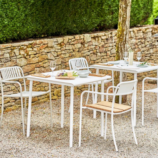 PATIO - Fauteuil repas lames