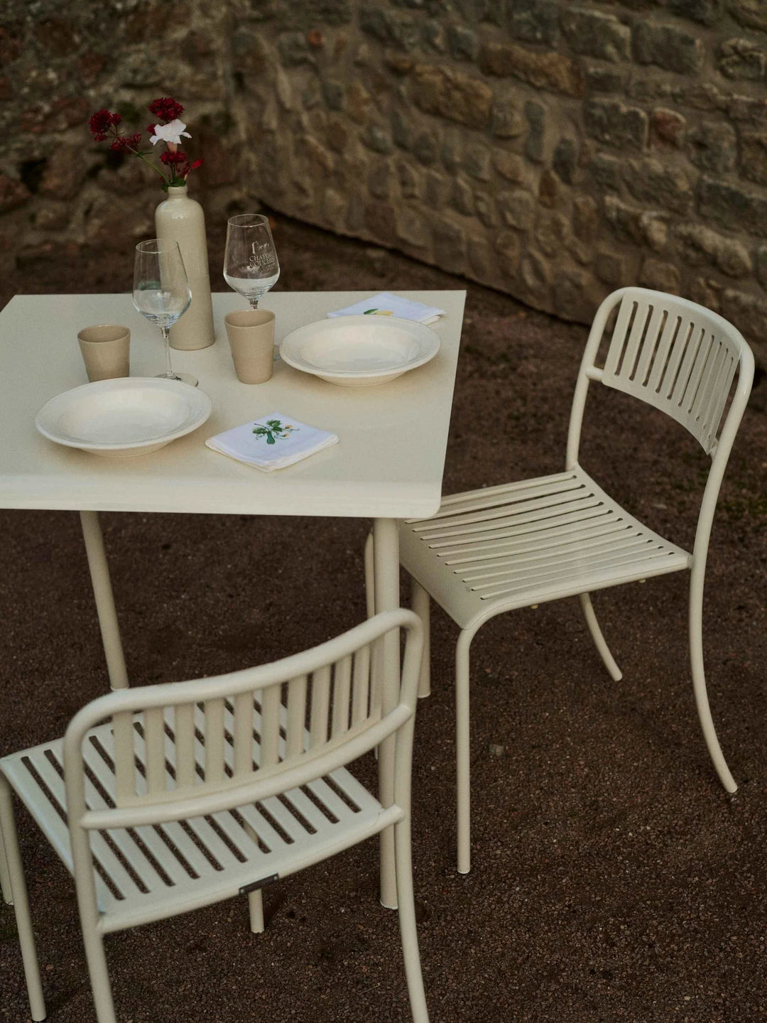 PATIO - Chaise exterieur lames