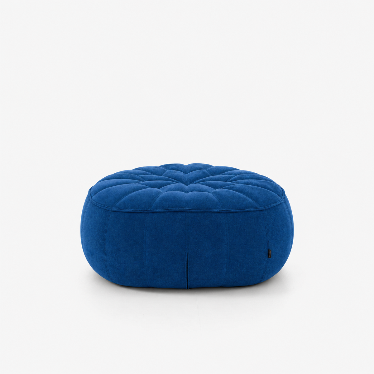 Ottoman - Pouf - tissu Alcantara coloris Navy