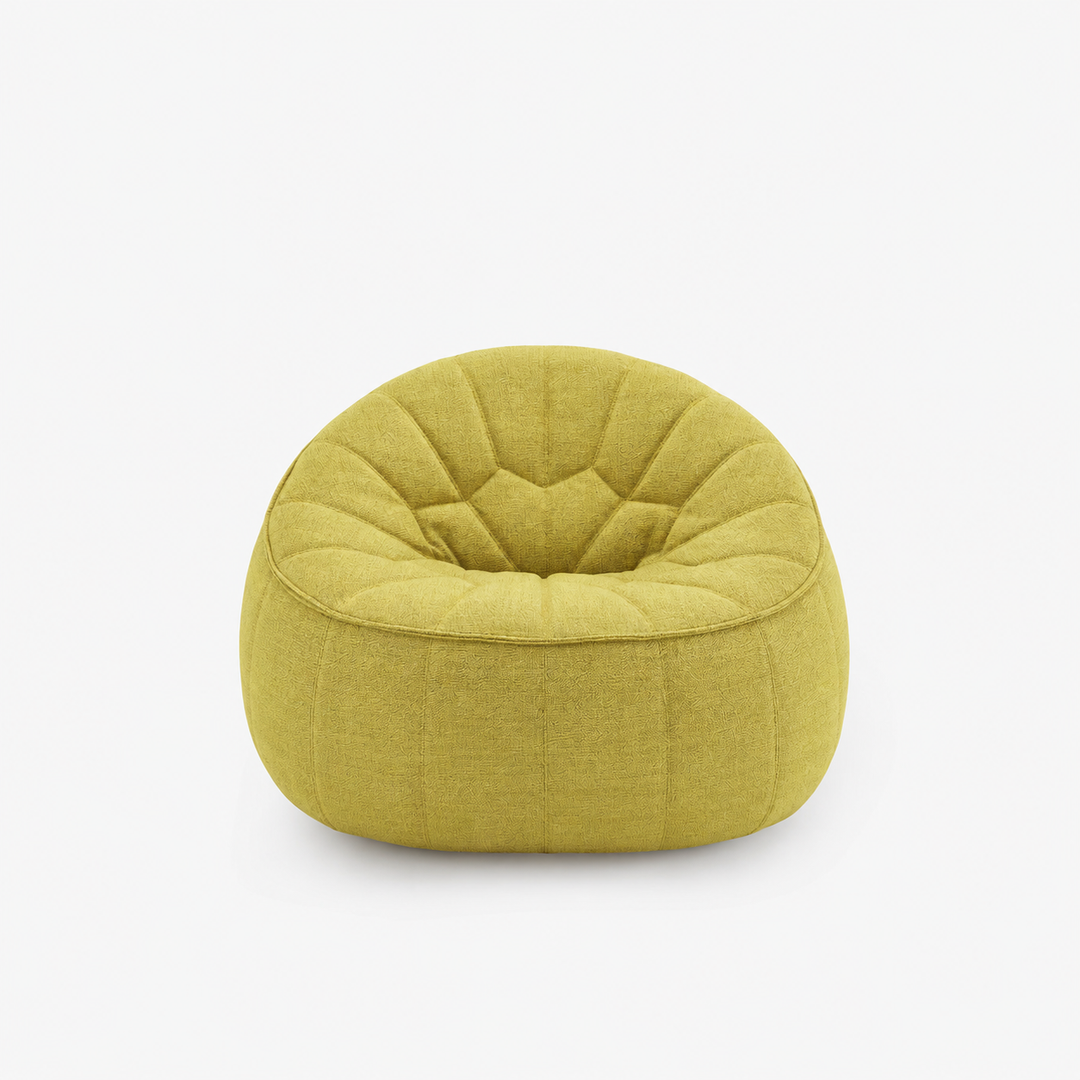 Ottoman - Fauteuil outdoor en tissu Roma coloris Citrus