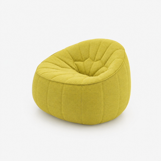 Ottoman - Fauteuil outdoor en tissu Roma coloris Citrus