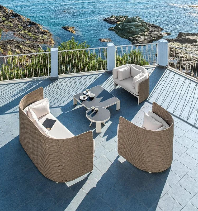 ESEDRA - Canapé 3 place avec dossier haut – Ethimo – vue 3