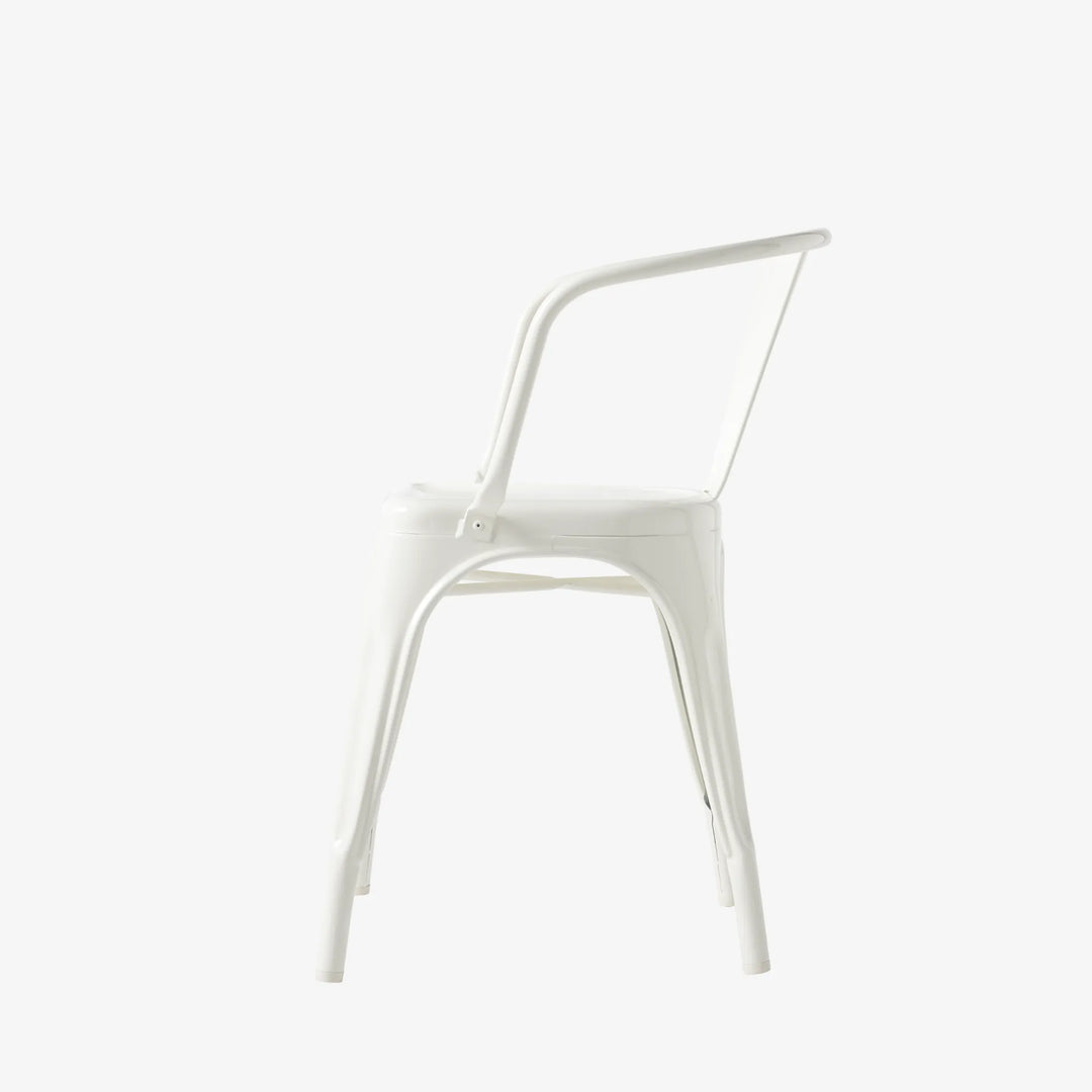 Fauteuil A56 plus Tolix blanc pur