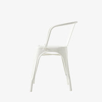 Fauteuil A56 plus Tolix blanc pur