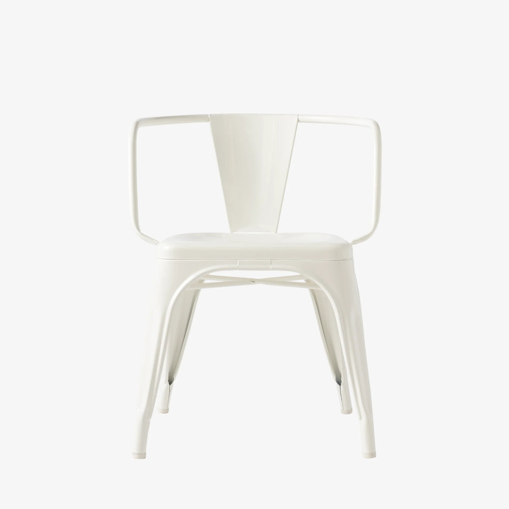 Fauteuil AC16 Tolix blanc pur