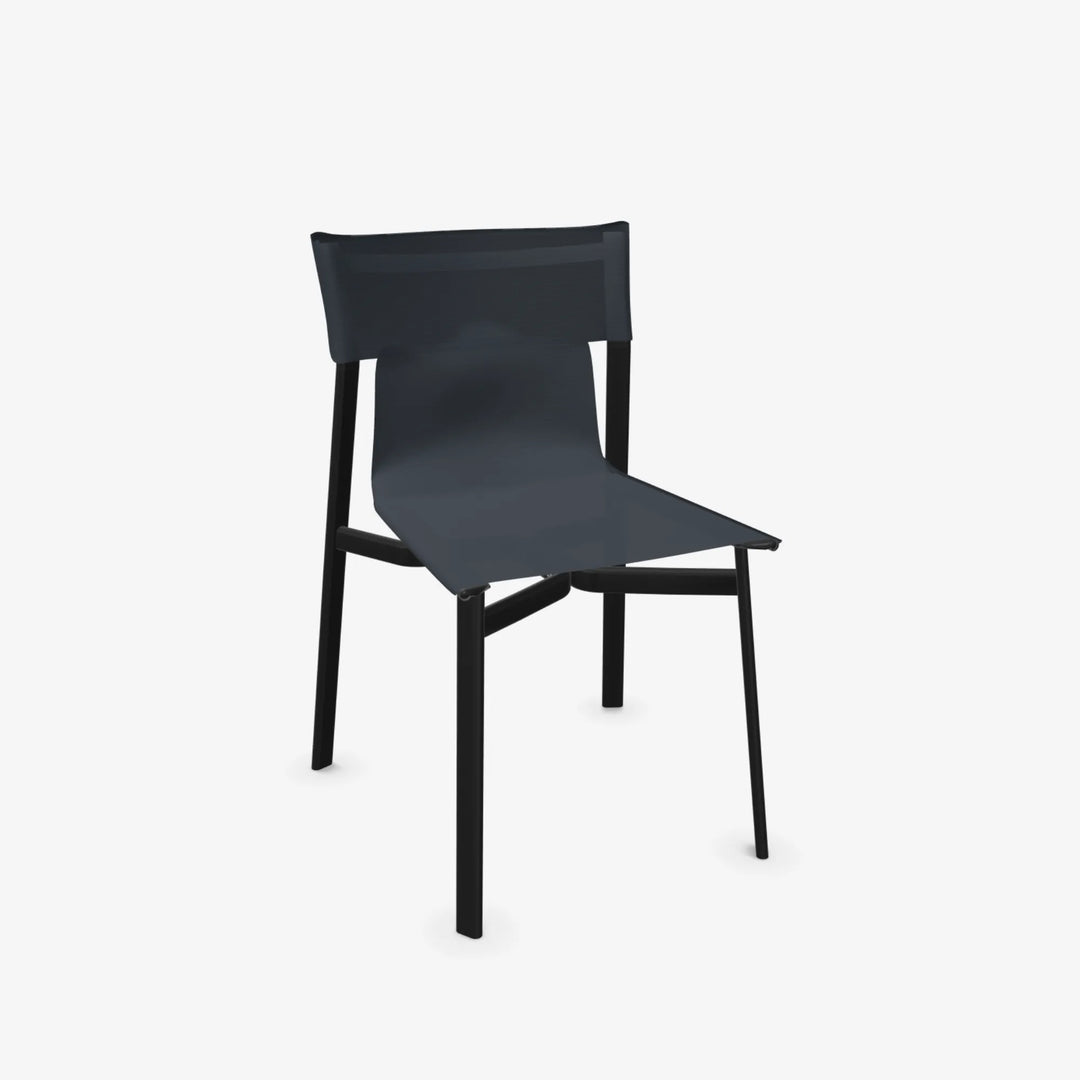 Fauteuil breeze jardin extérieur outdoor Emu noir tissu réglisse