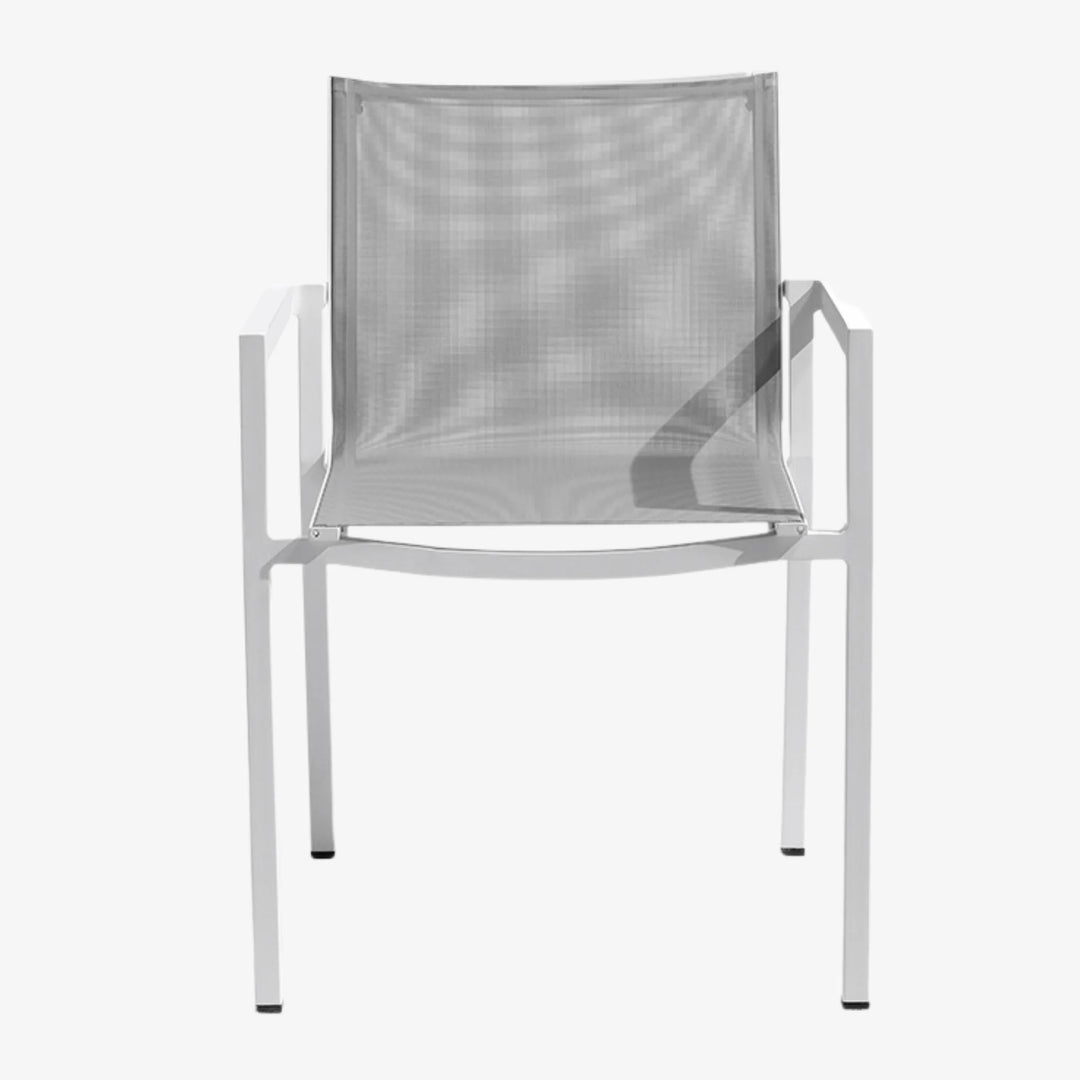 Fauteuil AMAKA piétement blanche