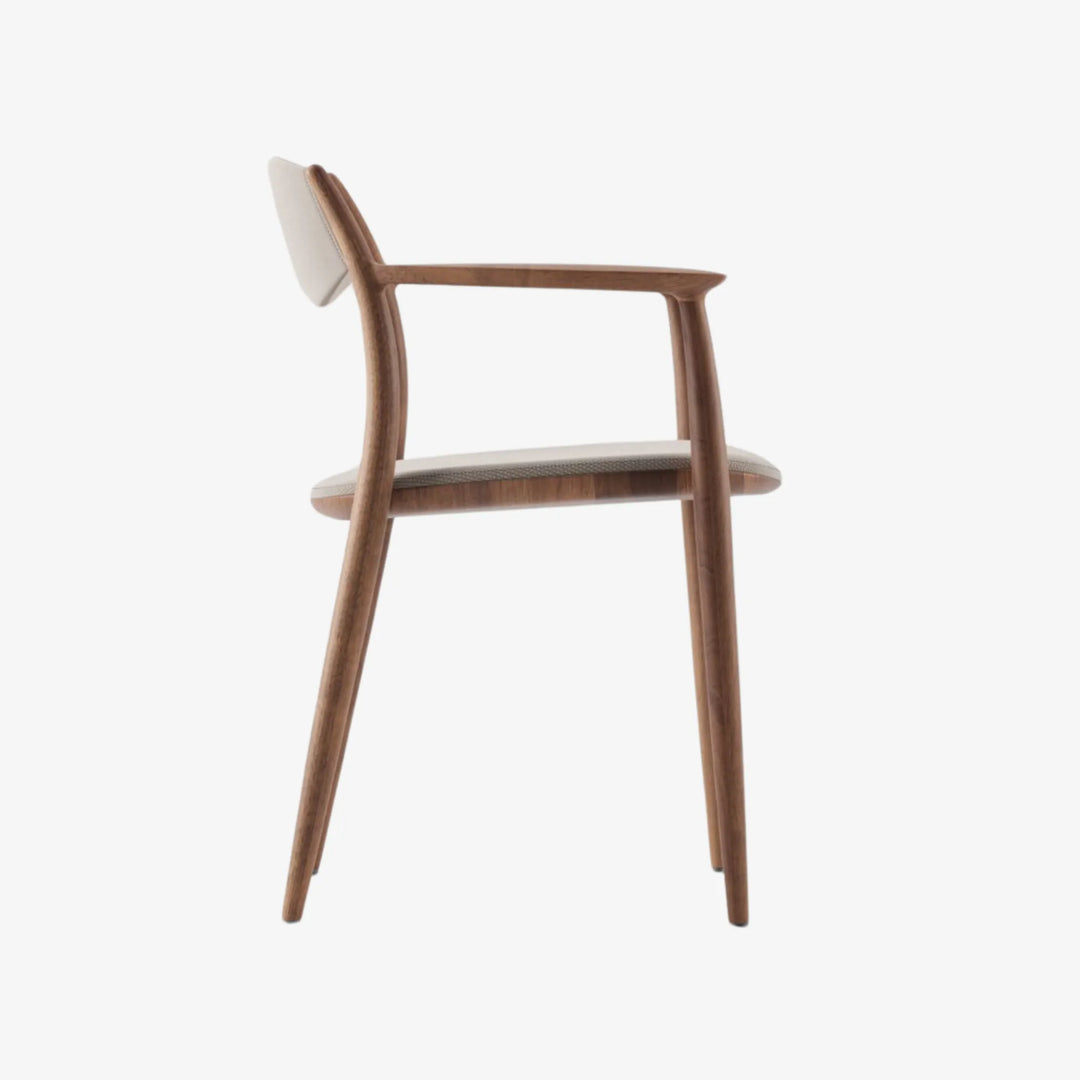 Fauteuil repas noyer Nila Artisan