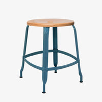 Tabouret Nicolle® métal et bois