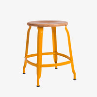 Tabouret Nicolle® métal et bois