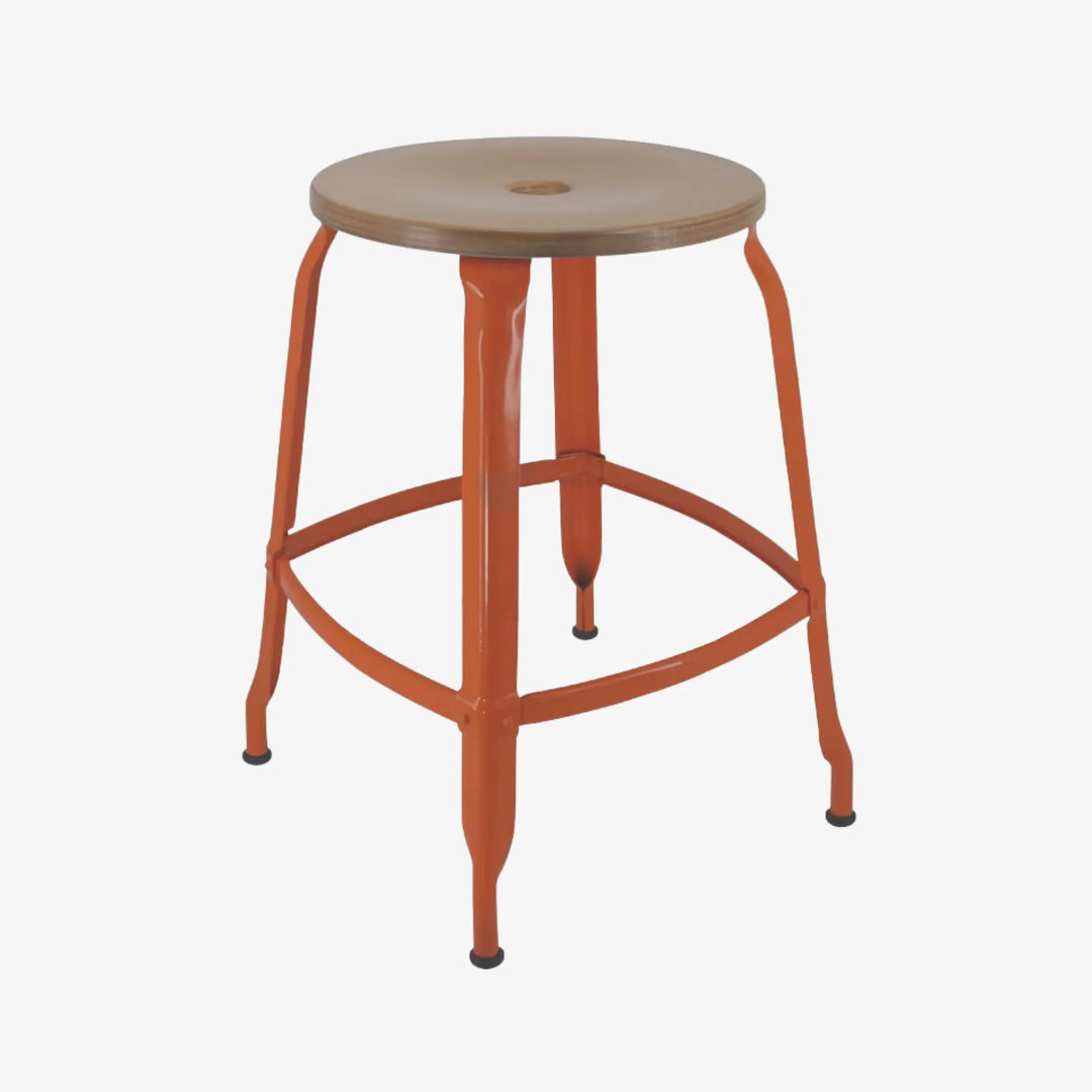 Tabouret Nicolle® métal et bois