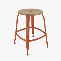 Tabouret Nicolle® métal et bois