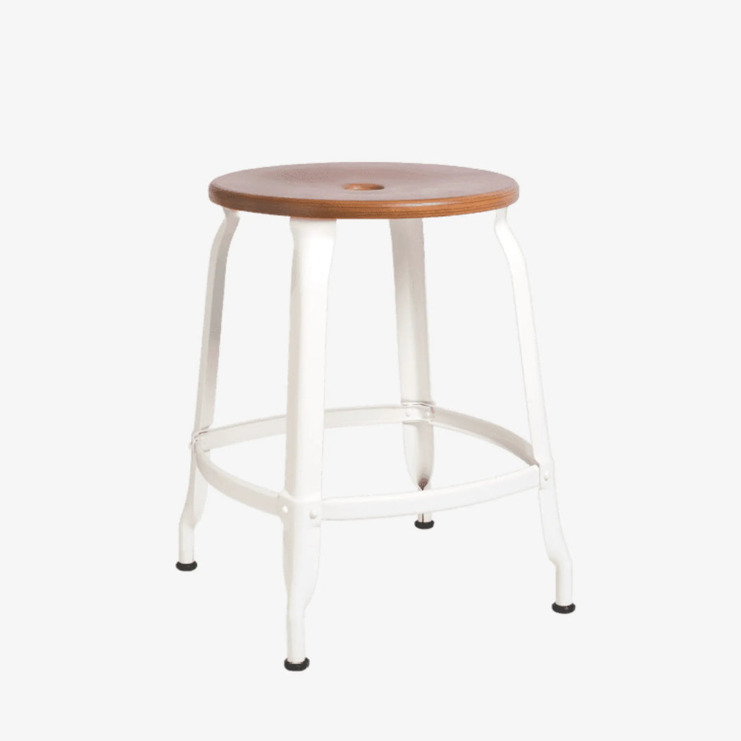 Tabouret Nicolle® métal et bois