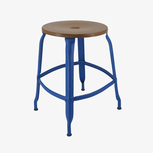 Tabouret Nicolle® métal et bois