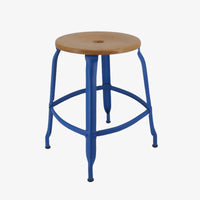 Tabouret Nicolle® métal et bois