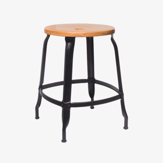 Tabouret Nicolle® métal et bois