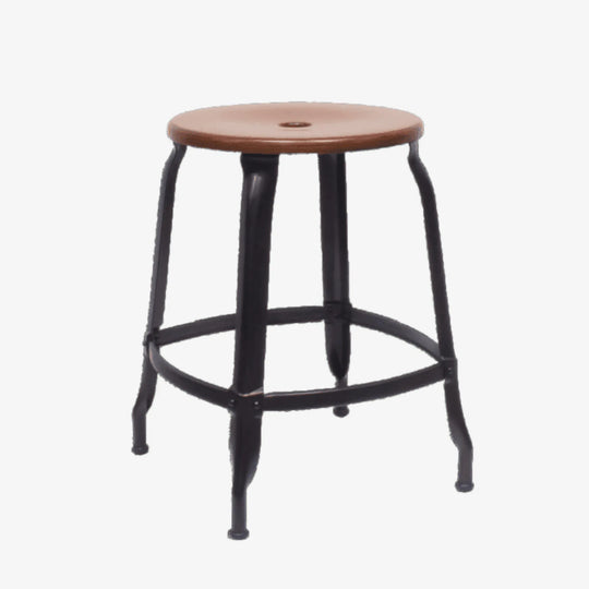 Tabouret Nicolle® métal et bois