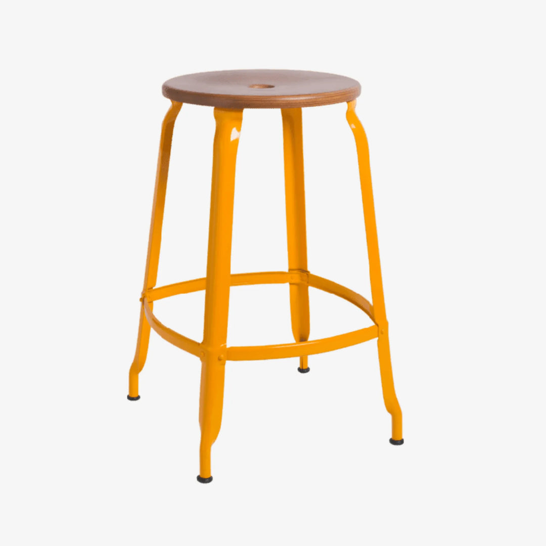 Tabouret Nicolle® métal et bois