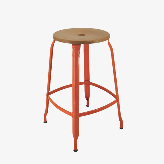 Tabouret Nicolle® métal et bois