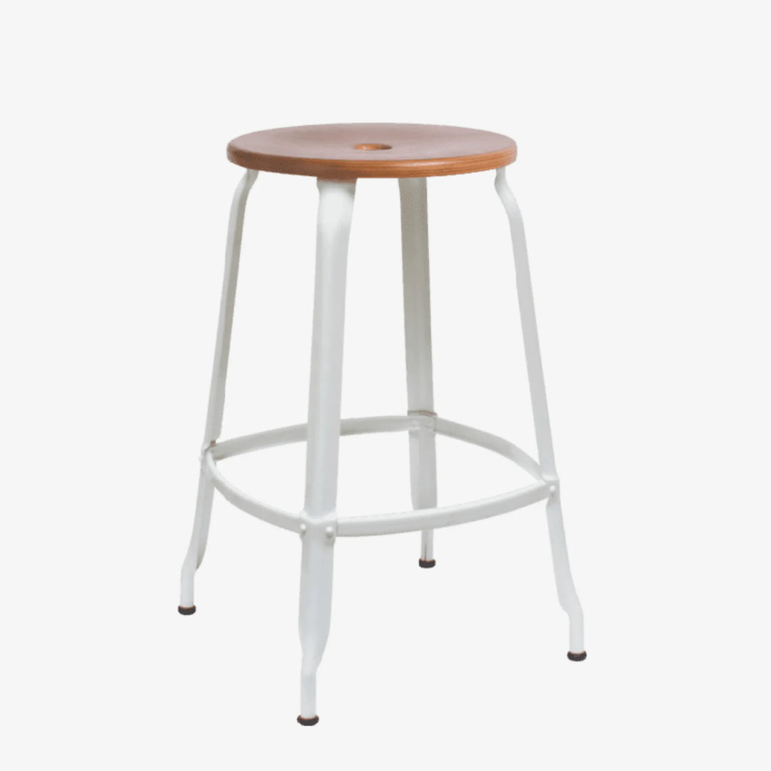 Tabouret Nicolle® métal et bois