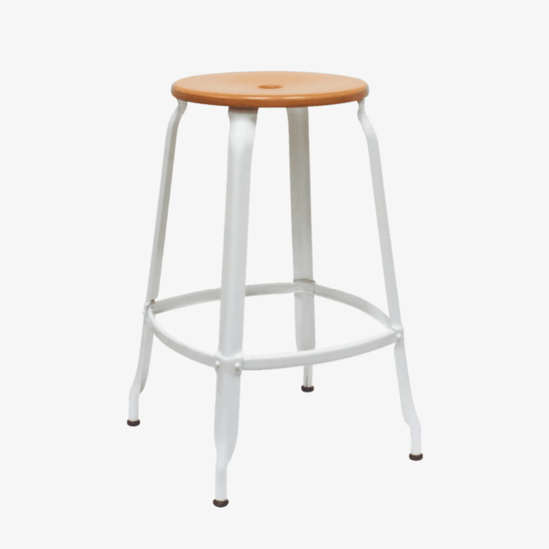 Tabouret Nicolle® métal et bois