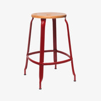 Tabouret Nicolle® métal et bois