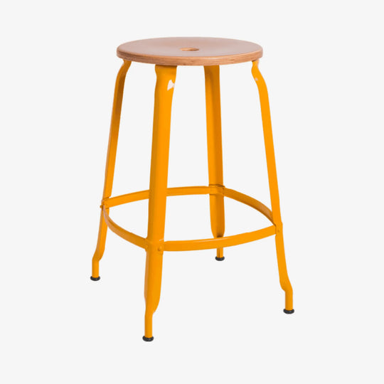 Tabouret Nicolle® métal et bois