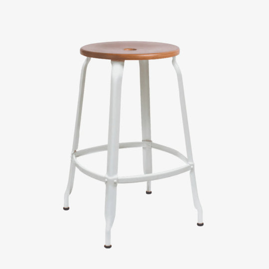 Tabouret Nicolle® métal et bois