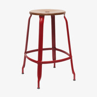 Tabouret Nicolle® métal et bois