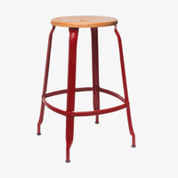 Tabouret Nicolle® métal et bois