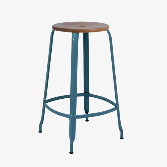 Tabouret Nicolle® métal et bois