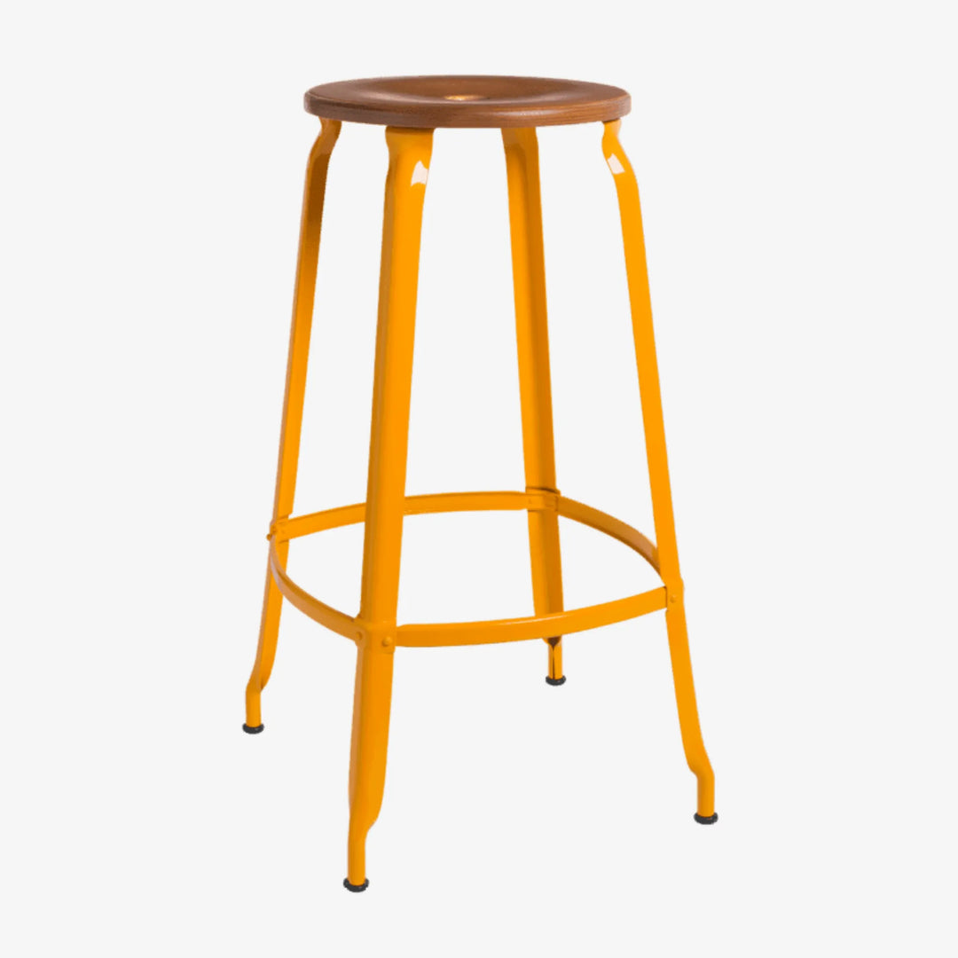 Tabouret Nicolle® métal et bois