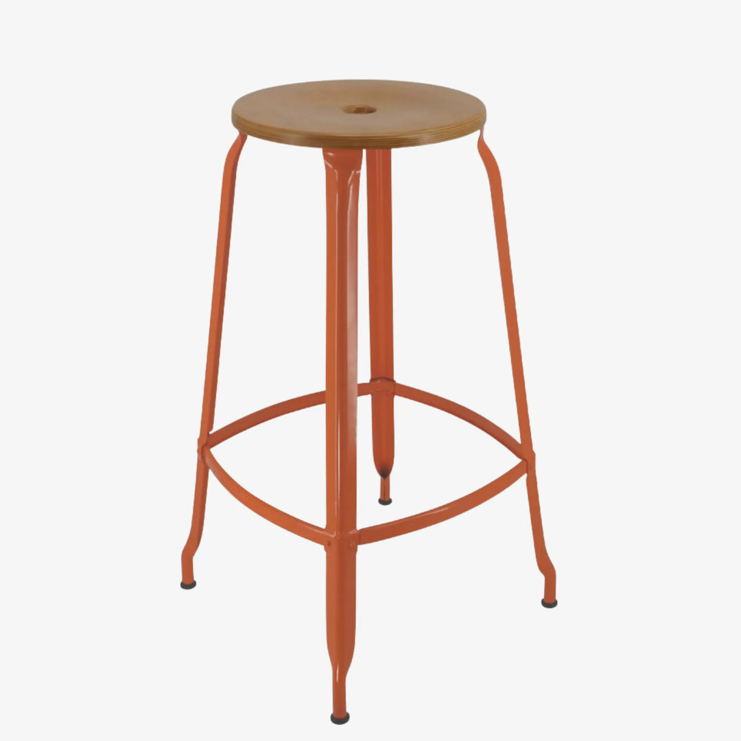 Tabouret Nicolle® métal et bois